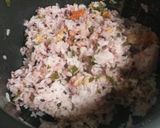 黒米と梅の炊き込みご飯作り方3写真