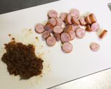 冷めても美味しい梅チャーハン(^^)作り方1写真