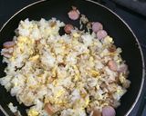 冷めても美味しい梅チャーハン(^^)作り方4写真
