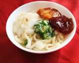 暑い日に☆とろろオクラの漬けまぐろうどん作り方5写真