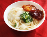 暑い日に☆とろろオクラの漬けまぐろうどん作り方5写真