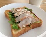 スモークチキンチーズトースト作り方2写真