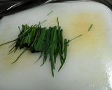 ニラ蕎麦、温かい卵つゆで。作り方1写真