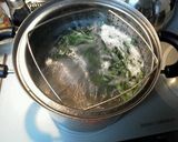 ニラ蕎麦、温かい卵つゆで。作り方3写真