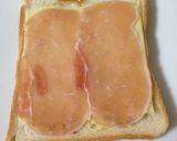 お店の味☆食パンで生ハムピザ風作り方5写真