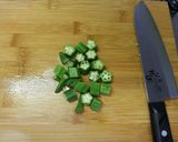 簡単　オクラとツナ炒め作り方1写真