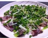 超簡単！薬味たっぷり！さっぱり鰹のタタキ作り方2写真