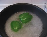 創作♪ ピーマンのタコ詰め作り方3写真
