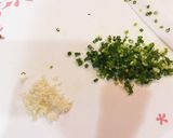 ズッキーニと豚肉のにんにくポン酢･ᴗ･作り方2写真