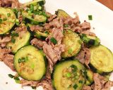 ズッキーニと豚肉のにんにくポン酢･ᴗ･作り方7写真