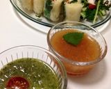 2種類の野菜タレのスパ生春巻き作り方2写真