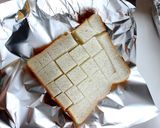 食パン+HM+チーズ=♥チーズメロンパン作り方3写真