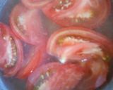 トマトの丸鶏がらスープ玉子入り作り方6写真