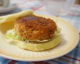 ランチに☆コロッケバーガー作り方2写真