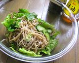 シンプル☆サラダ蕎麦(夏季向け軽食)作り方2写真