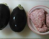 なす嫌い克服　米なすの肉詰ステーキ作り方1写真
