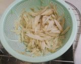 ごぼうとひき肉の梅味噌炒め作り方1写真