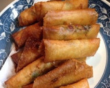 冷めても美味しい♪エビと大葉の春巻き作り方5写真
