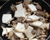 豚肉ときのこのオイスター煮込み作り方3写真