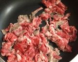 辛ラーメンで簡単。水煮牛肉作り方1写真