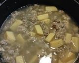タケノコとひき肉のカレー作り方4写真