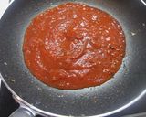 トマト味の煮込みハンバーグ作り方14写真