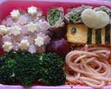 梅雨☆アジサイのおにぎり☆作り方5写真