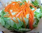 蒸しキャベツの塩昆布あえ作り方1写真
