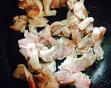 たらこととり肉のパスタ作り方1写真