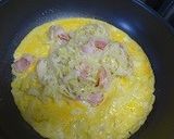 キャベツと玉葱のオムレツ作り方6写真