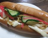 焼きそばドック作り方1写真