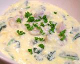 鶏肉とほうれん草の濃厚クリーム煮作り方9写真