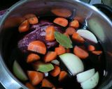 美味しんぼの牛すね肉の赤ワイン煮込み作り方3写真