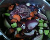 美味しんぼの牛すね肉の赤ワイン煮込み作り方4写真