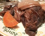 美味しんぼの牛すね肉の赤ワイン煮込み作り方6写真