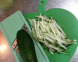 冷麺風☆鶏肉ときゅうりの酢の物作り方2写真