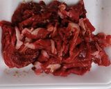 ☆チンゲン菜と牛肉炒めの大根おろしのせ☆作り方3写真