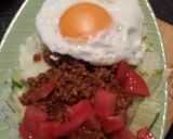 カフェご飯〜ロコモコ風そぼろ飯〜作り方5写真