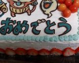 妖怪ウォッチの誕生日ケーキ作り方17写真