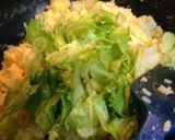 男の簡単レタスチャーハン作り方3写真