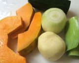 大麦&ひよこ豆 野菜たっぷりスープ作り方3写真