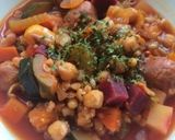 大麦&ひよこ豆 野菜たっぷりスープ作り方14写真