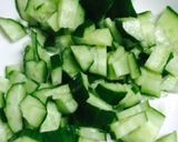 きゅうりとヨーグルトのスープ　トルコ料理作り方2写真