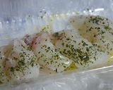 ハーブ香るタラのベーコン巻のせパスタ作り方2写真
