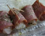 ハーブ香るタラのベーコン巻のせパスタ作り方3写真