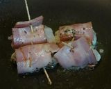 ハーブ香るタラのベーコン巻のせパスタ作り方4写真