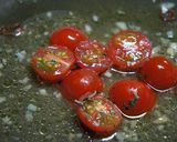 ハーブ香るタラのベーコン巻のせパスタ作り方9写真