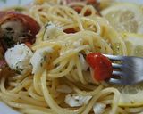 ハーブ香るタラのベーコン巻のせパスタ作り方12写真