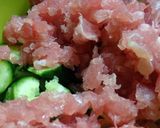 マグロのキムチ和え作り方7写真
