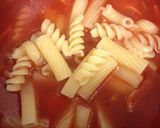 パンと一緒に♡簡単トマトスープパスタ作り方5写真